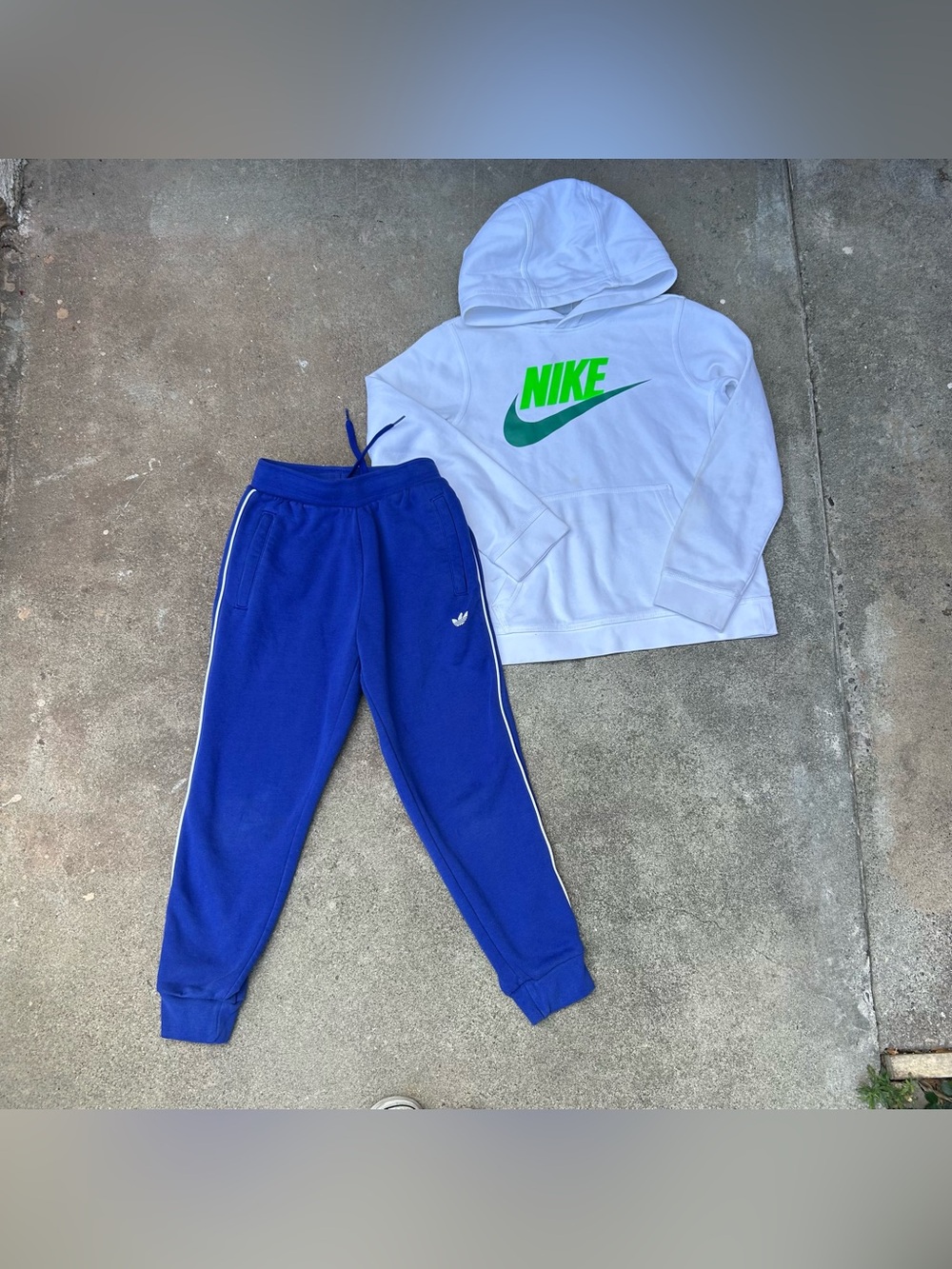 Nike Hoodie Adidas Jogger Set Kids